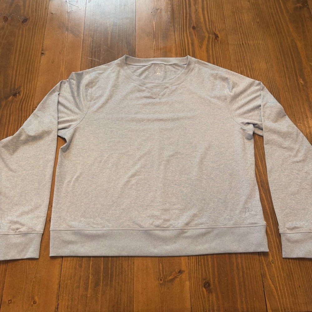 Rhoback Crewneck Sweatshirt Swift Performance Heather Blue Size XL Women's